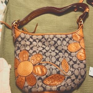 Coach signature purse